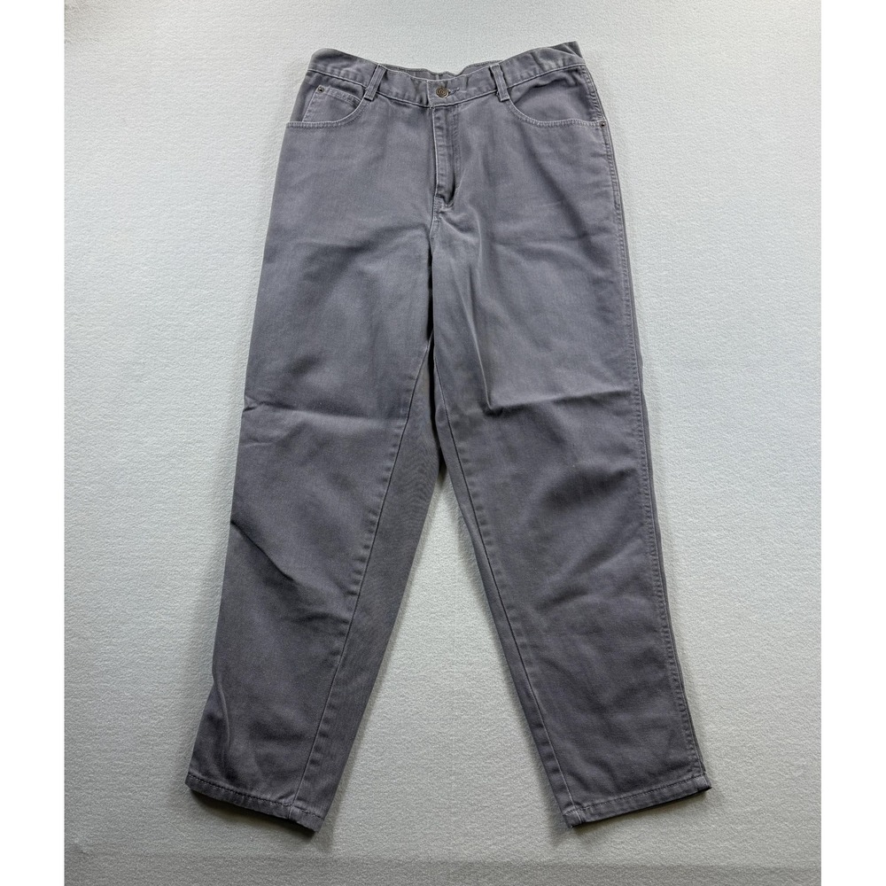 Vintage Gitano Jeans Womens 14 Gray Med Wash High Waist Tapered Relaxed 32x28